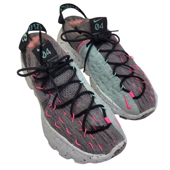 Nike Space Hippie 04 W9/M7.5 Smoke Grey/Pink CD3476-003 w/ Box Sneakers - Picture 4 of 16